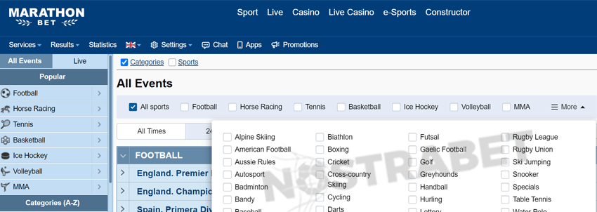 marathonbet sports betting