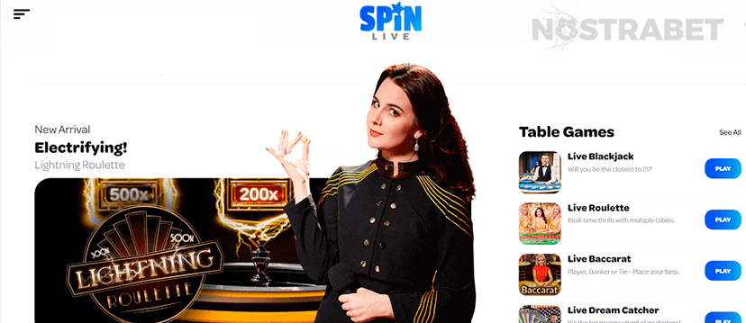 Spin live casino